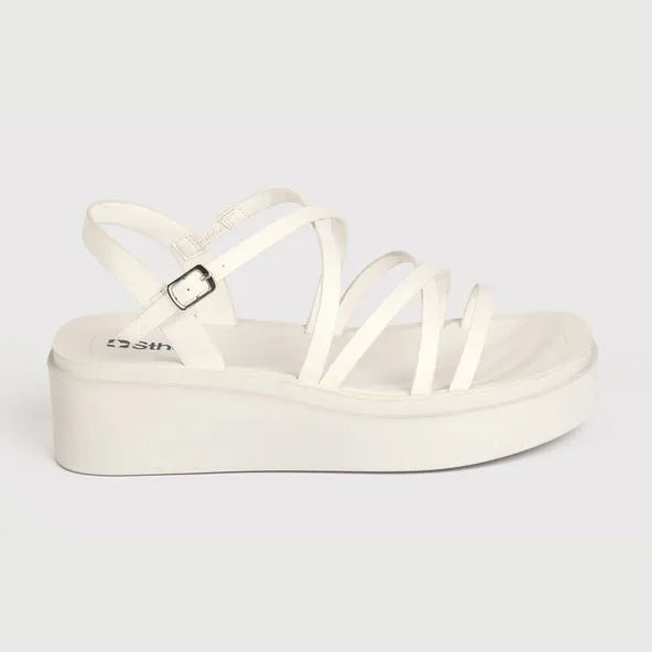 Sandalia con correa Mujer 7749 BLANCO-STHEF