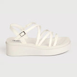 Sandalia con correa Mujer 7749 BLANCO-STHEF