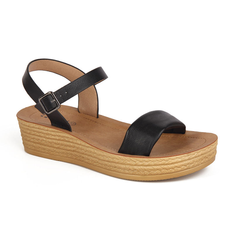 Sandalias con correa Mujer 7755 NEGRO-STHEF