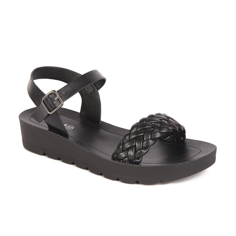 Sandalias con correa Mujer 7756 NEGRO-STHEF