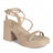 Sandalia con Plataforma Mujer 7797 BEIGE-STHEF Sthef