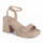 Sandalia con Plataforma Mujer 7798 BEIGE-STHEF Sthef