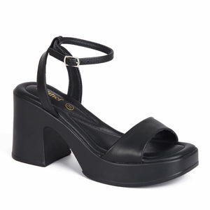Sandalia con Plataforma Mujer 7798 NEGRO-STHEF