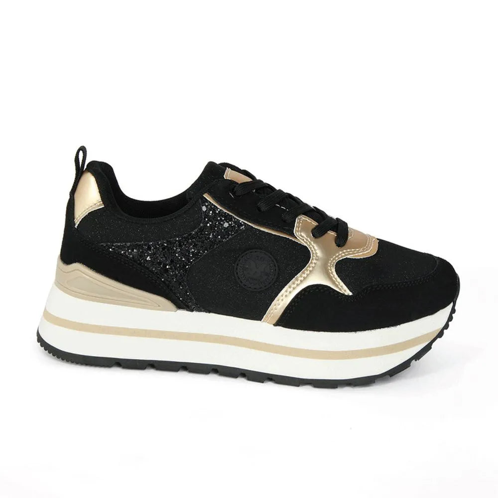 Zapatilla Trendy Mujer 7825 NEGRO