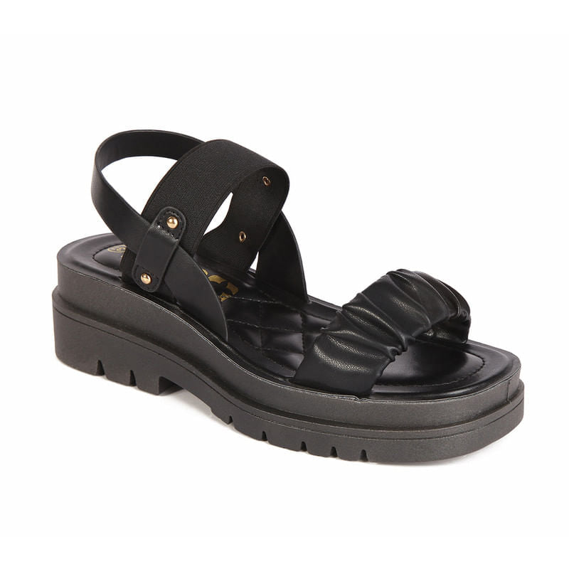 Sandalia con correa Mujer 7828 NEGRO-STHEF