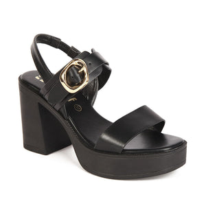 Sandalia con Plataforma Mujer 7858 NEGRO-STHEF Sthef