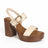 Sandalia con Plataforma Mujer 7858 CREMA-STHEF Sthef