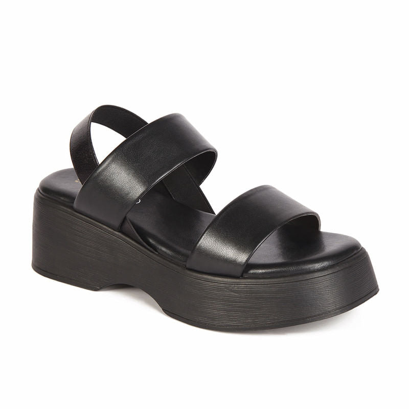 Sandalia con correa Mujer 7840 NEGRO-STHEF