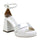 Sandalia Vestir Mujer 20245-05 42845 Branco/ Prata Mikaela Mikaela