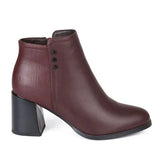 Botin Casual Mujer 7946 BURGUNDY