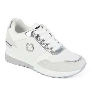 Zapatilla con taco Mujer 7910 BLANCO