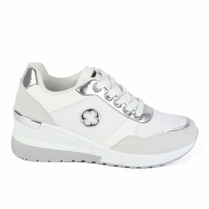 Zapatilla con taco Mujer 7910 BLANCO
