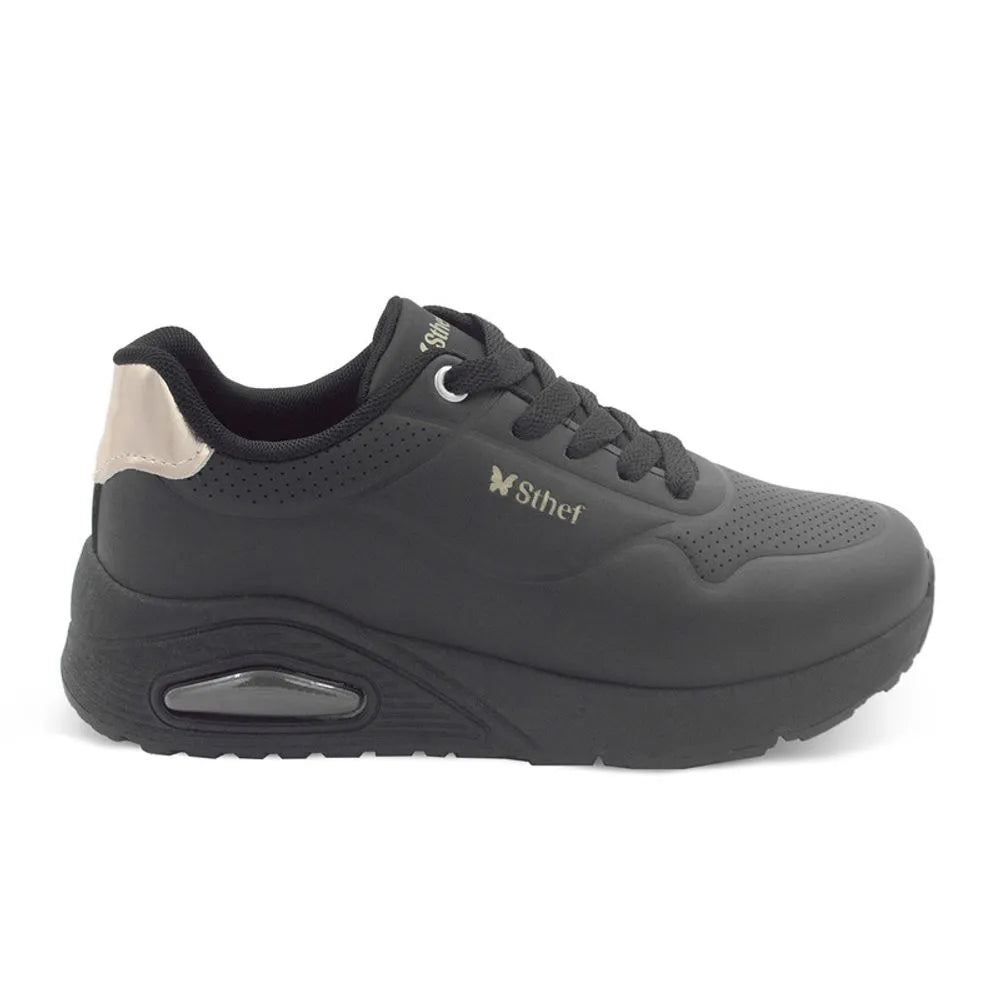 Zapatilla Urbana Mujer 7913 NEGRO