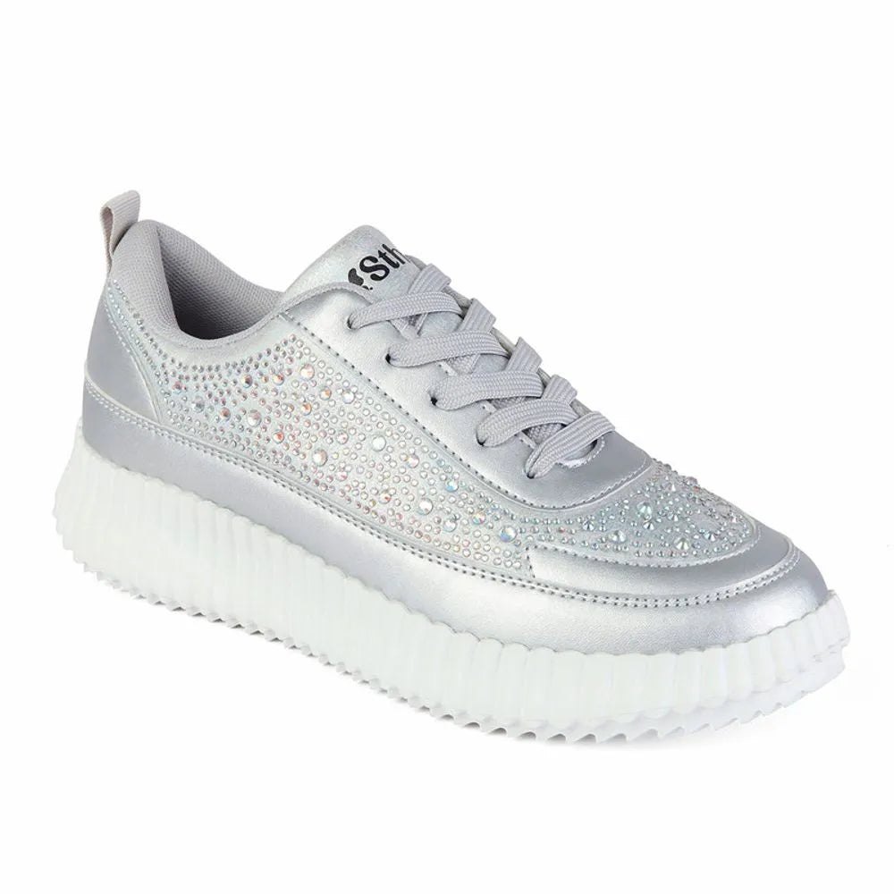 Zapatilla Urbana Mujer 7918 PLATA