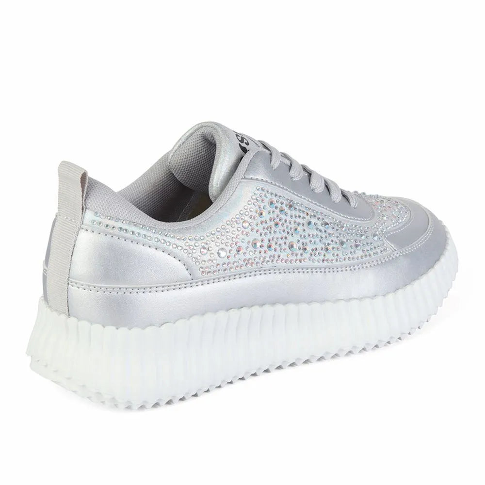 Zapatilla Urbana Mujer 7918 PLATA