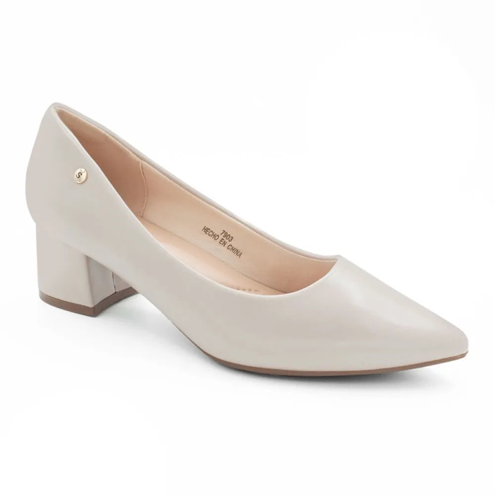 Zapato de Vestir Mujer 7903 BEIGE