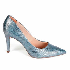 Zapato Vestir Mujer 13560-01 Metal Preto Mikaela