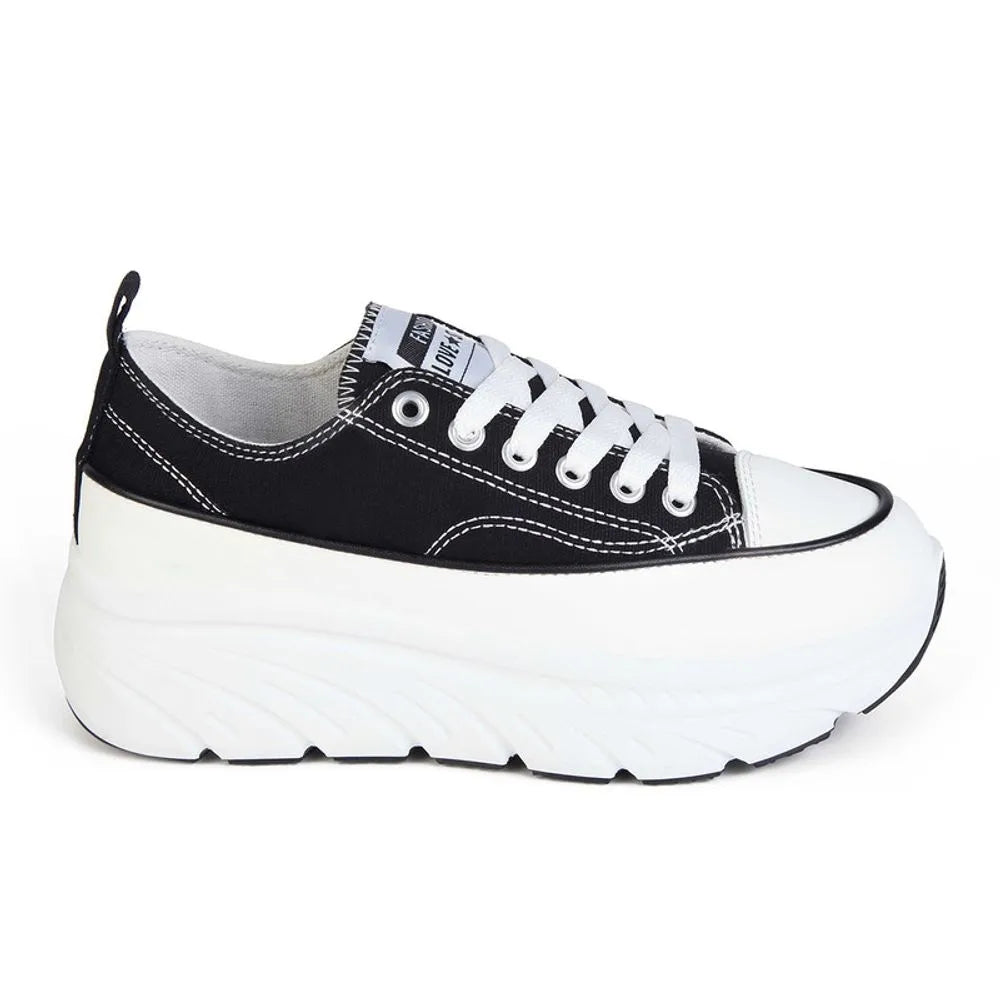 Zapatilla Moda Urbana Mujer 8037 NEGRO