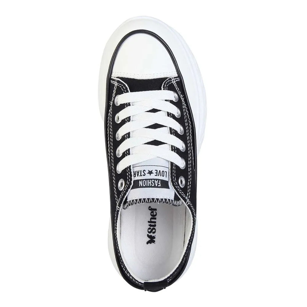 Zapatilla Moda Urbana Mujer 8037 NEGRO