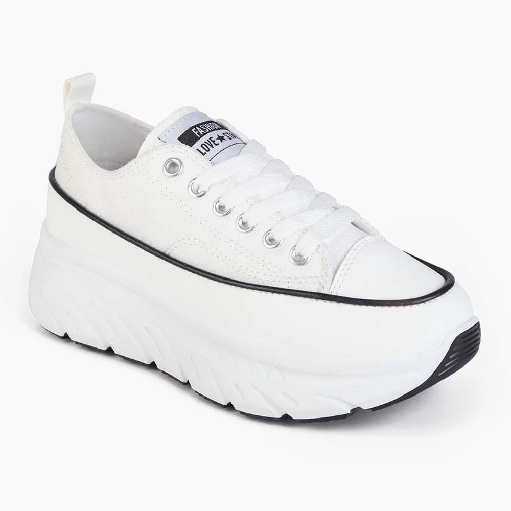 Zapatilla Moda Urbana Mujer 8037 BLANCO