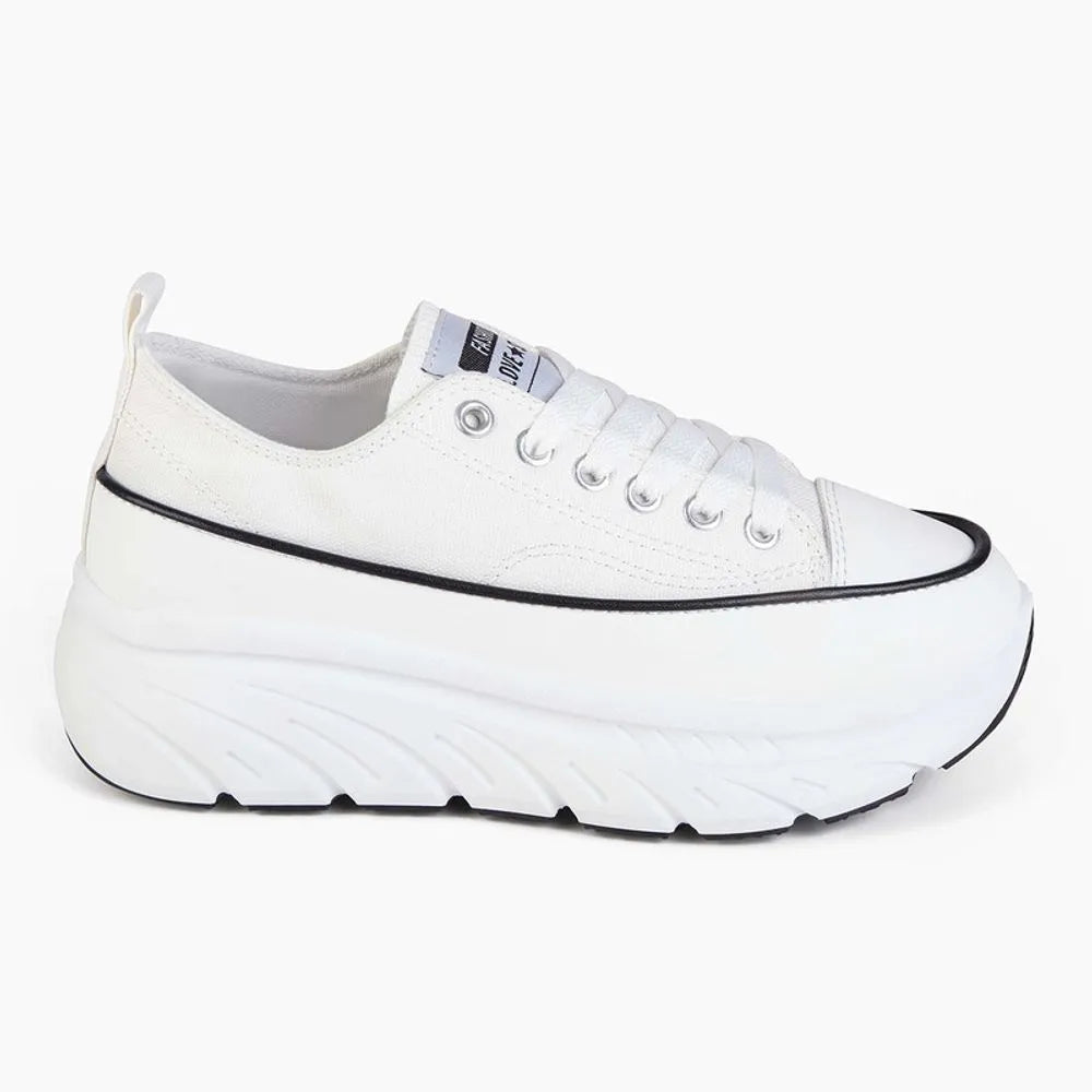 Zapatilla Moda Urbana Mujer 8037 BLANCO