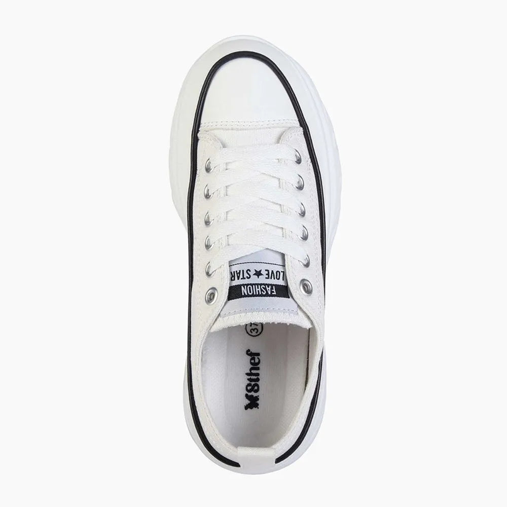 Zapatilla Moda Urbana Mujer 8037 BLANCO