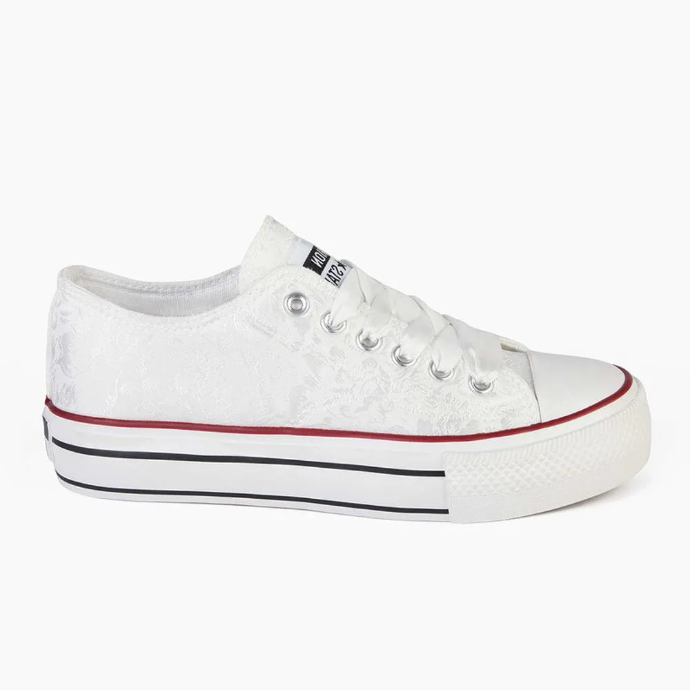 Zapatilla Moda Urbana Mujer 8078 BLANCO