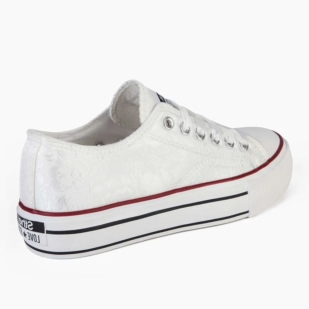 Zapatilla Moda Urbana Mujer 8078 BLANCO