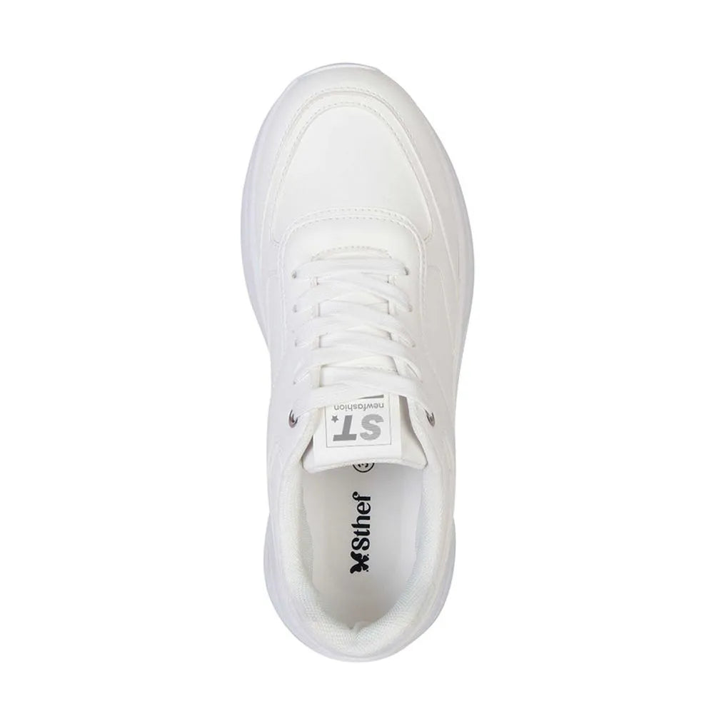 Zapatilla Casual Mujer 7986 Blanco Sthef