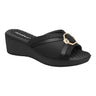 Sandalia cuña Mujer 540381 PRETO