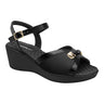 Sandalia cuña Mujer 540383 PRETO