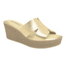 Sandalia cuña Mujer 628004 OURO