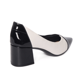 Zapato de Vestir Mujer 1534-038 PRETO OFF WHITE