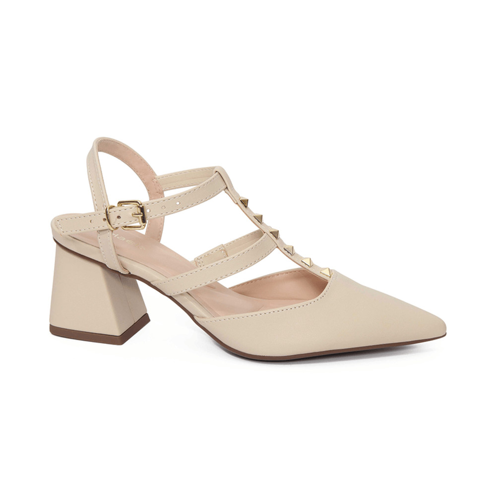Zapato Stiletto de Vestir Mujer 20253-02 MANTEIGA