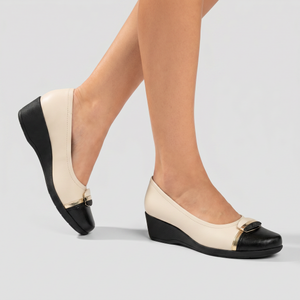 ZAPATO JOANETE MUJER PICCADILLY OFF WHITE/OURO/PRETO 14326100000001