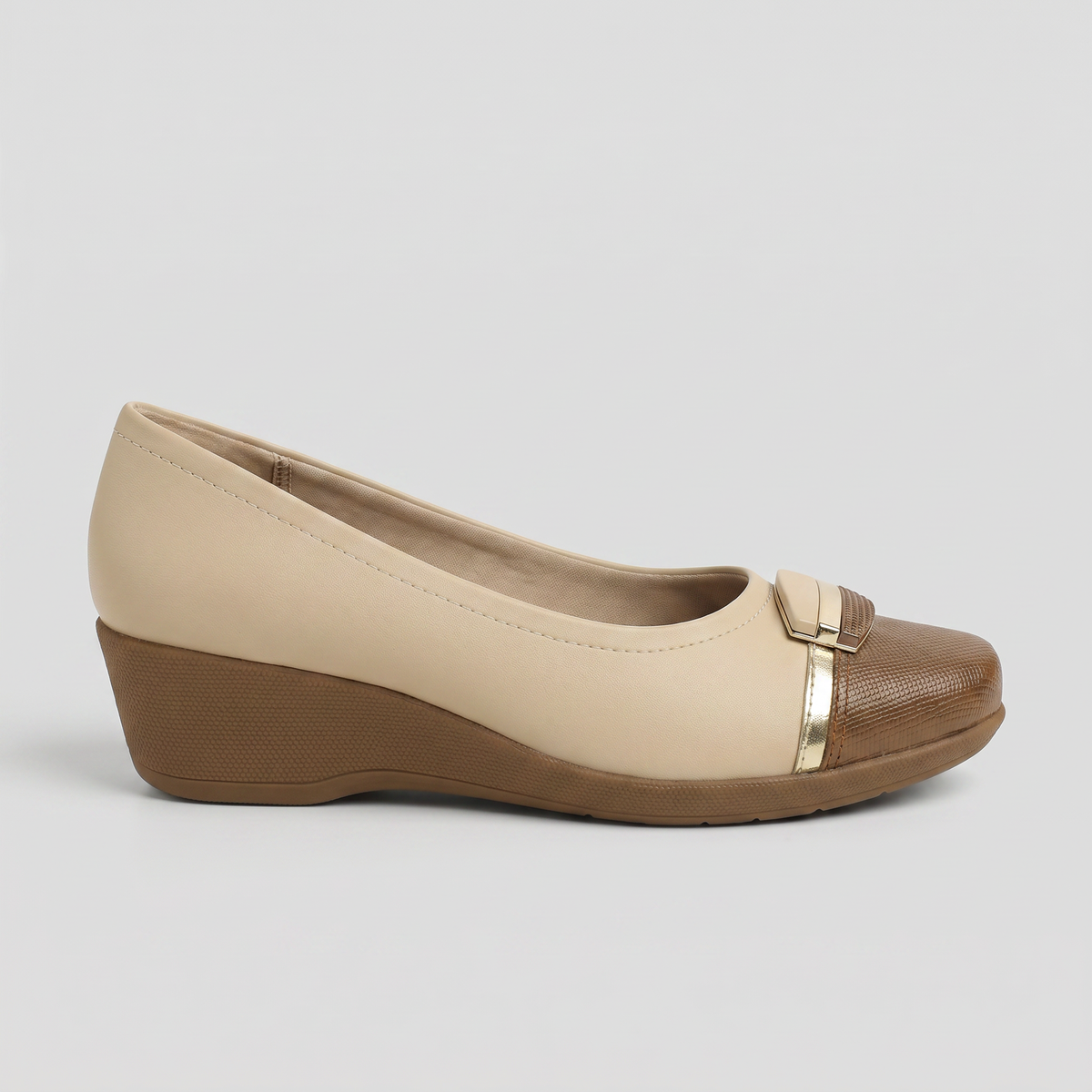ZAPATO JOANETE MUJER PICCADILLY OFF BRULE/OURO/MASCAVO 14326100000002