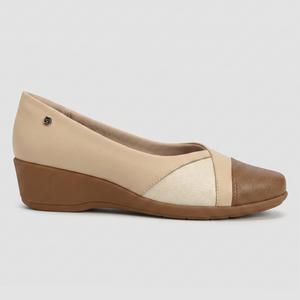 ZAPATO JOANETE MUJER PICCADILLY BRULE/OFF WHITE/MASCAVO 14326300000001