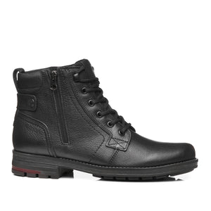 BOTIN HOMBRE PEGADA CUERO PRETO 181314-03