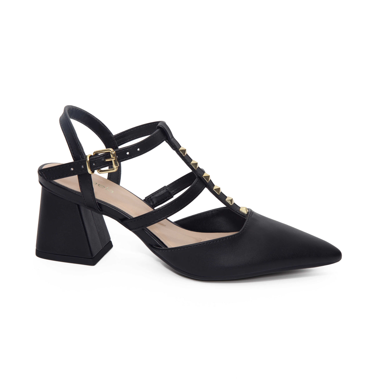 ZAPATO MUJER MIKAELA VESTIR PRETO/OURO 20253-02 40502
