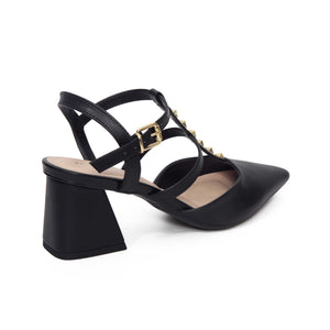 ZAPATO MUJER MIKAELA VESTIR PRETO/OURO 20253-02 40502