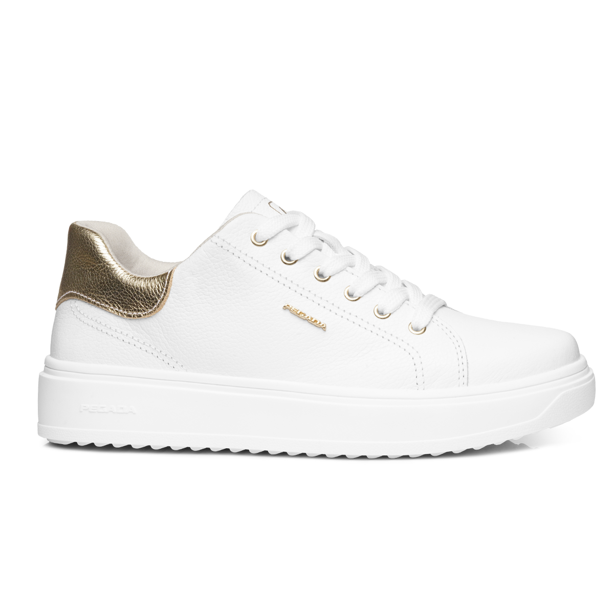 ZAPATILLA MUJER PEGADA CASUAL BRANCO/OURO 211303-05