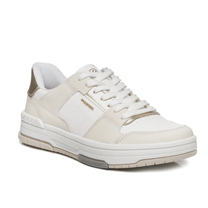 ZAPATILLA MUJER PEGADA CASUAL BRANCO/MILK/DOURADO 212602-02