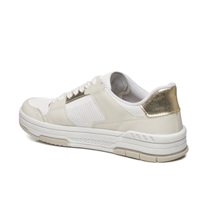 ZAPATILLA MUJER PEGADA CASUAL BRANCO/MILK/DOURADO 212602-02