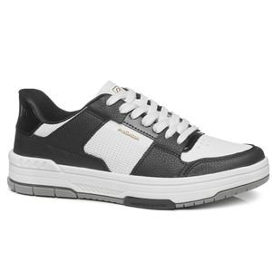 ZAPATILLA MUJER PEGADA CASUAL BRANCO/PRETO 212602-04