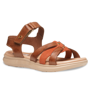 SANDALIA MUJER PEGADA CASUAL TERRACOTA 232818-04