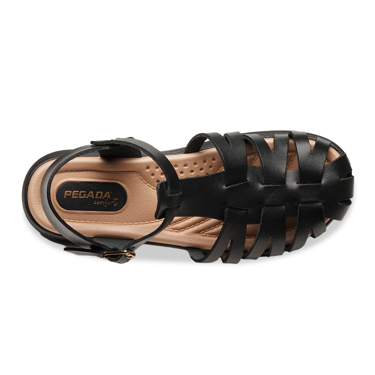 SANDALIA MUJER PEGADA CASUAL PRETO 232820-05