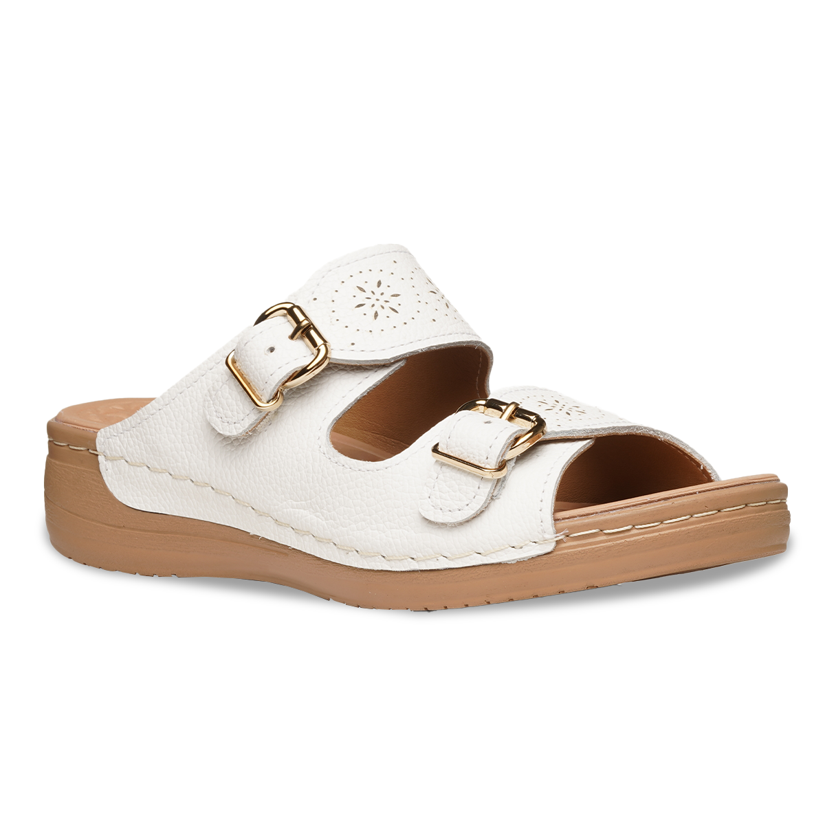 SANDALIA MUJER PEGADA CASUAL BRANCO 233816-01