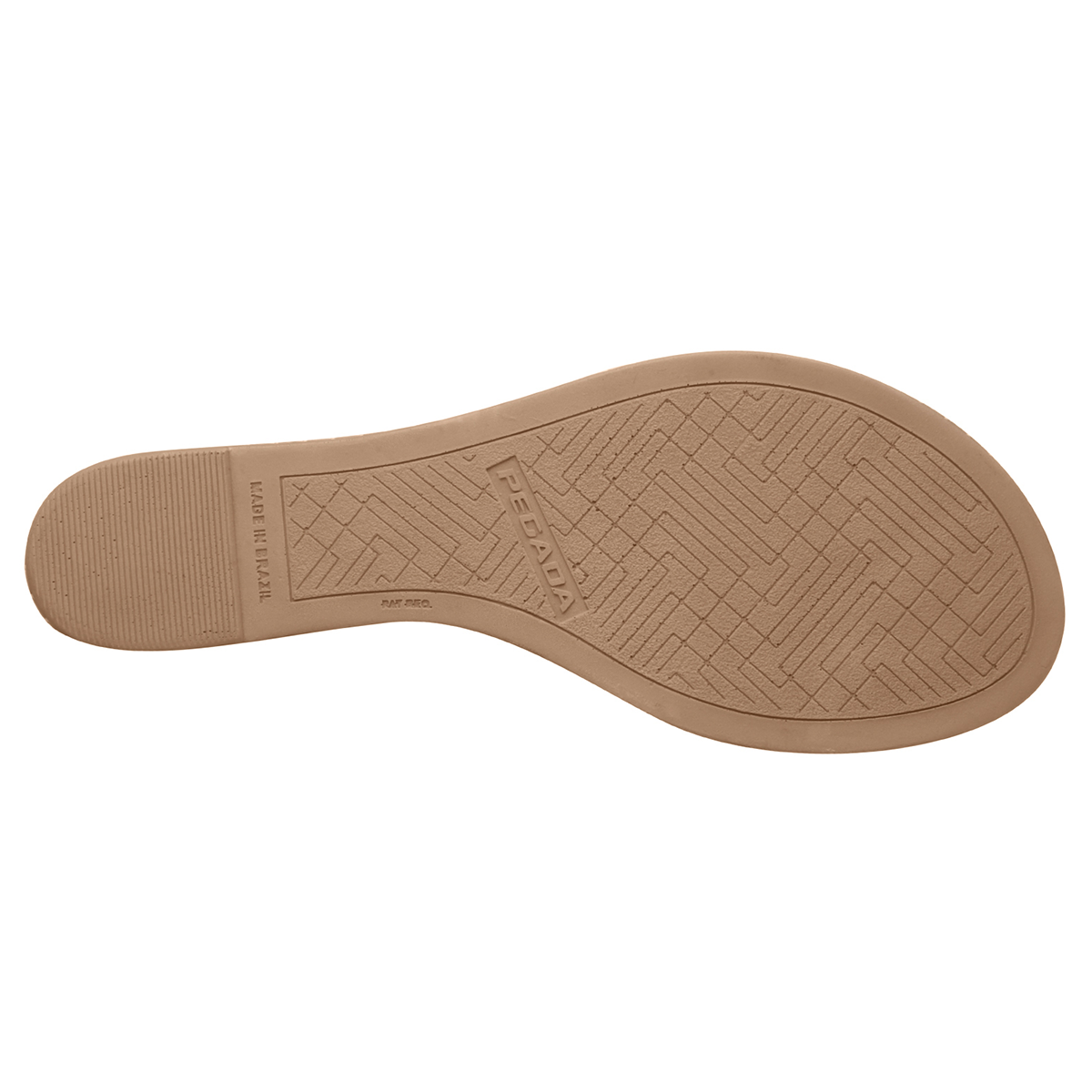 SANDALIA MUJER PEGADA CASUAL LINHO/CARAMELO 233952-02