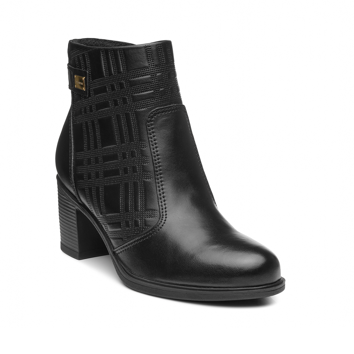 BOTIN MUJER PEGADA VESTIR PRETO 280402-05