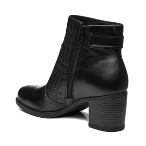BOTIN MUJER PEGADA VESTIR PRETO 280402-05